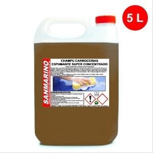 CAR BODY FOAMING SHAMPOO SUPER CONCENTRATE: 5, 12 AND 25 L.