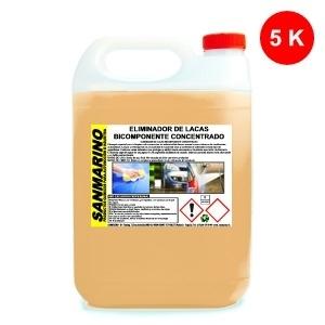 BICOMPONENT LACQUER REMOVER CONCENTRATE: 5, 12 AND 25 K.