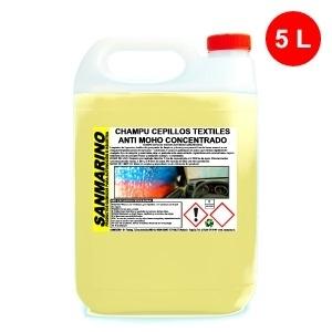 ANTI MOULD TEXTILE BRUSHES SHAMPOO CONCENTRATE: 5, 12 AND 25 L.