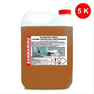 FOAM CONTROLLED BOXES DETERGENT CONCENTRATE: 5, 12 AND 25 K.