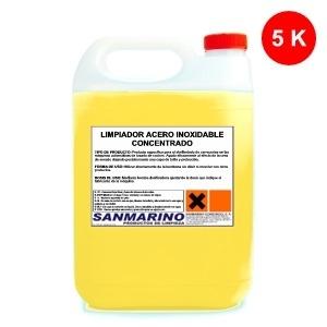 STAINLESS STEEL CLEANER CONCENTRATE: 5, 12 AND 25 K.