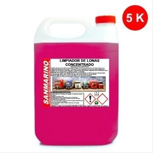 TARPAULINS AND AWNINGS CLEANER CONCENTRATE: 5, 12 AND 25 K.