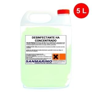 DESINFECTANTE SUPERFICIES CONCENTRADO: 5, 12 Y 25 L.