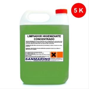 SANITIZING CLEANER CONCENTRATE: 5, 12 AND 25 K.