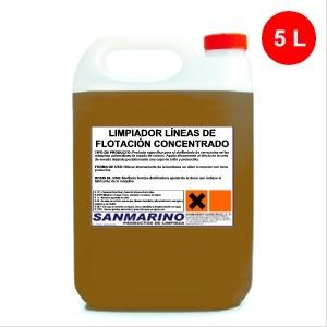 LIMPIADOR DE LÍNEAS DE FLOTACIÓN CONCENTRADO: 5, 12 Y 25 L.