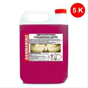 LIMPIADOR TAPICERÍAS TEXTILES CONCENTRADO SÚPER: 5, 12 Y 25 K.