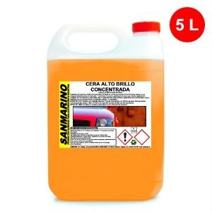HIGH GLOSS WAX CONCENTRATE: 5, 12 AND 25 L.