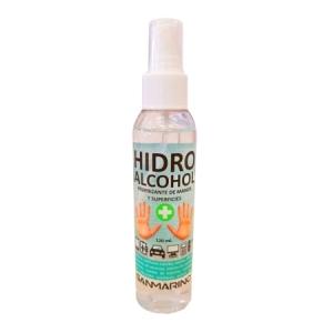 HIGIENIZANTE HIDROALCOHÓLICO MANOS Y SUPERFICIES 120 ML.