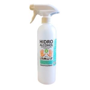 HIGIENIZANTE HIDROALCOHÓLICO MANOS Y SUPERFICIES CON PISTOLA 500 ML.