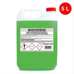 ABRILLANTADOR SALPICADEROS EFECTO COCHE NUEVO (MANZANA): 5, 12 Y 25 L.