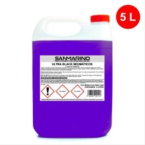 ABRILLANTADOR NEUMATICOS Y PLASTICOS ULTRA BLACK: 5, 12 y 25 L.