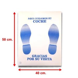 ALFOMBRILLAS PAPEL DESECHABLE ROLLO 100 U.