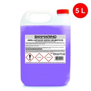 ABRILHANTADOR RÁPIDO DE PNEUS, PLÁSTICOS E BORRACHAS: 5, 12 E 25 L.