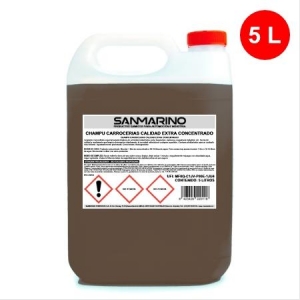 CAR BODY SHAMPOO EXTRA QUALITY SUPER CONCENTRATE: 5, 12 AND 25 L.