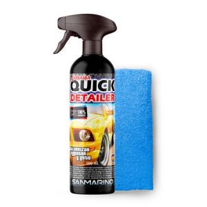 NETTOYANT RAPIDE CARROSSERIES EXTERIOR QUICK DETAILER + LAVETTE AVEC PISTOLET 500 ML.