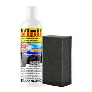 RENOVADOR DE PL&Aacute;STICOS DANIFICADOS + ESPONJA 250 ML.