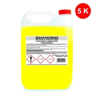 DETERGENTE SUPER CONCENTRADO PARA CAMINHÃO: 5, 12 E 25 K.