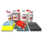 PROFESSIONAL LEATHER UPHOLSTERY CLEANING KIT 5 L.