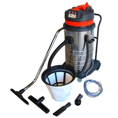Industrial vacuum cleaner dust water 1200 watts 1 motor